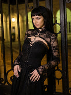 Gothic Lace Corset Button Shirt