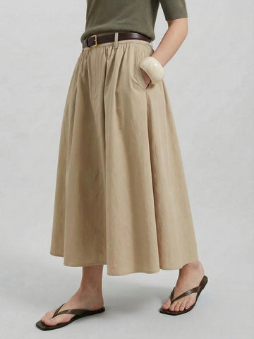Include Belted A-line Skirt