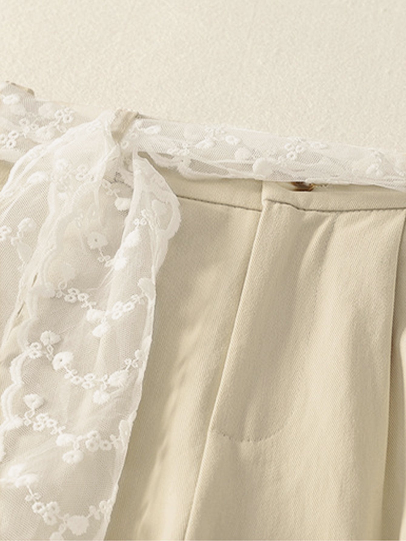 High Waisted Wide Leg Trousers