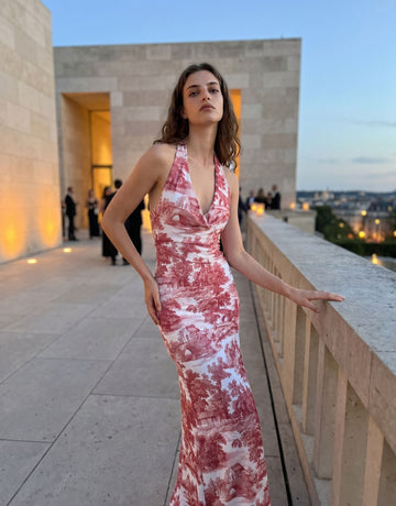 Sean Uni's Toile de Jouy Print Midi Dress