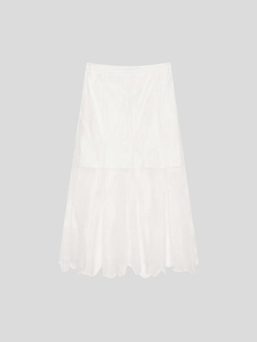 Laced Fishtail Midi Skirts