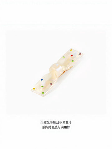 Sparkling Rhinestone Elegant Bow Hair Clip