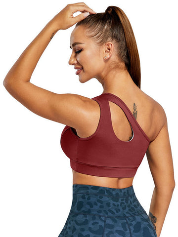Seamless One Shoulder Sculpting Bra