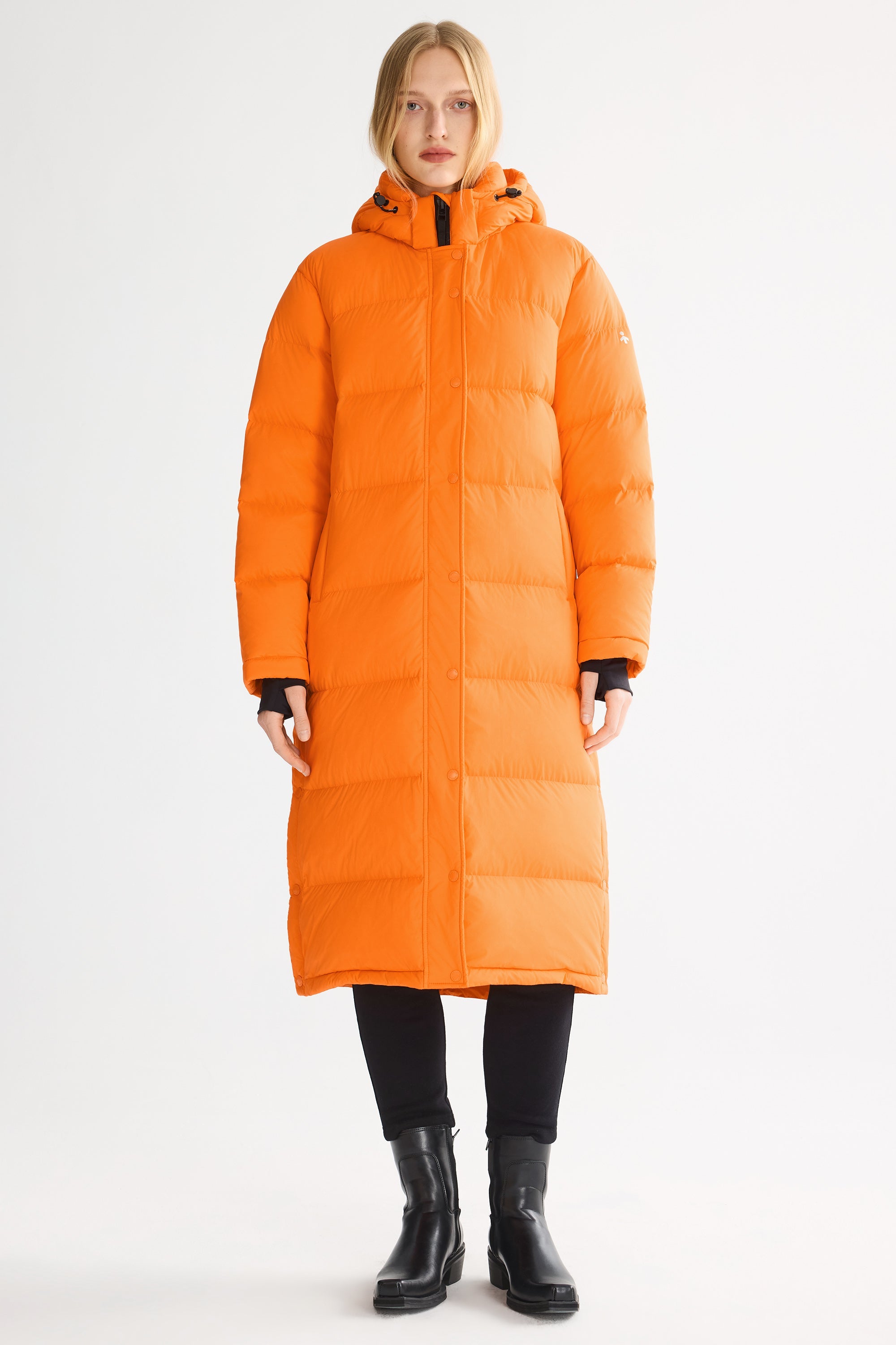 Warm Hooded Long Puffer Coat