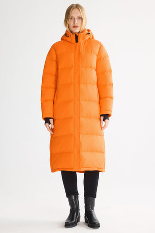 Warm Hooded Long Puffer Coat