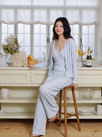 Cozy Ribbed Knit Lounge Set
