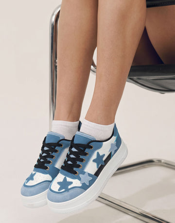 Trendy Star Platform Fashion Sneakers