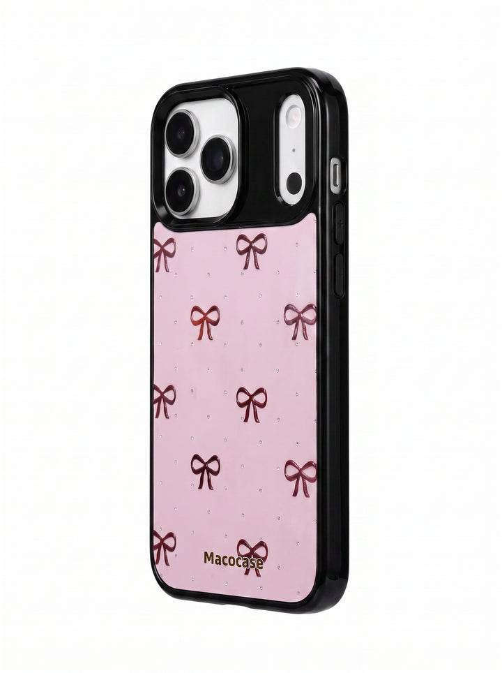 Pink Bow Pattern Phone Case