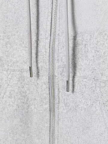 Cozy Cropped Zip Up Hoodie