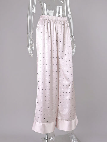 Polka Dot Wide Leg Culottes