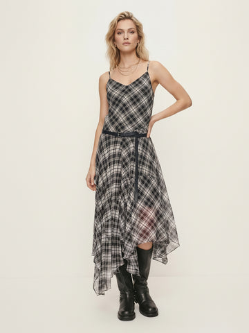 Asymmetrical Hem Cami Dress