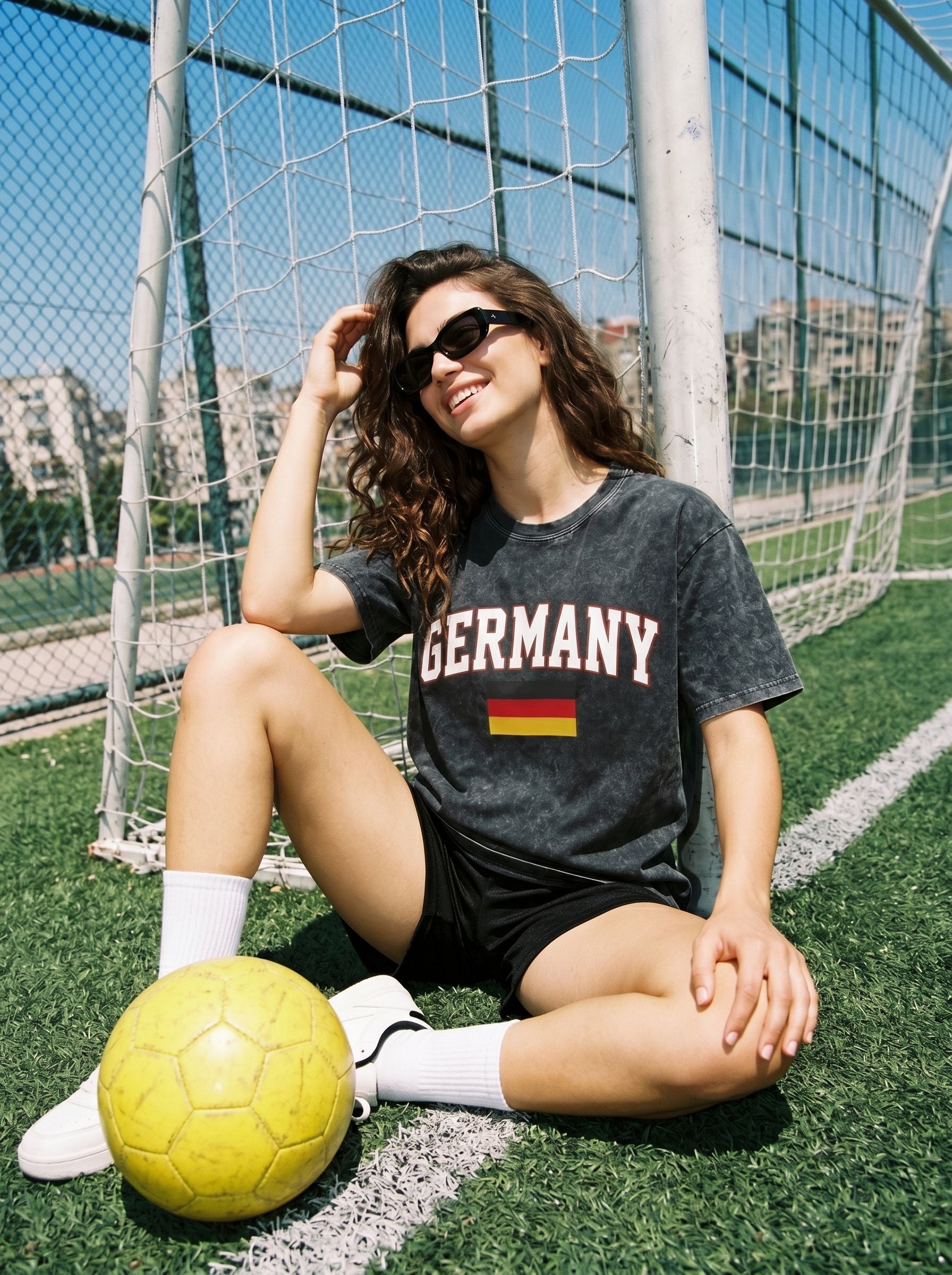 World Cup 2026 Vintage Wash Germany Graphic  T-Shirt