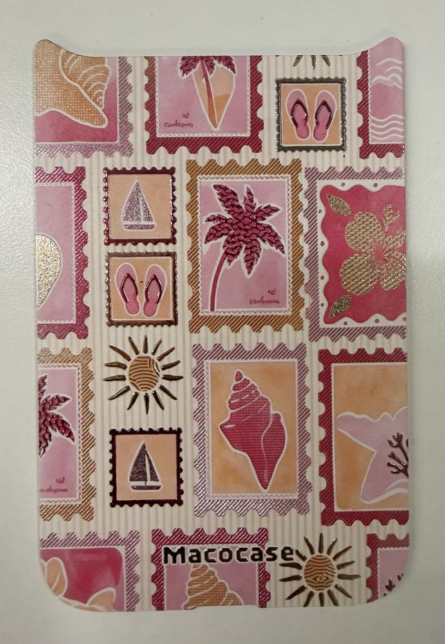 Beach Theme Stamp Print Phone Case