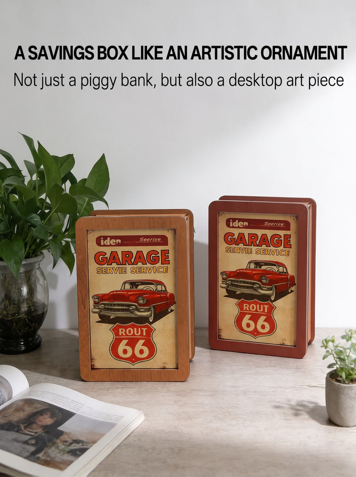 GARAGE SERVICE ROUT 66 Piggy Bank