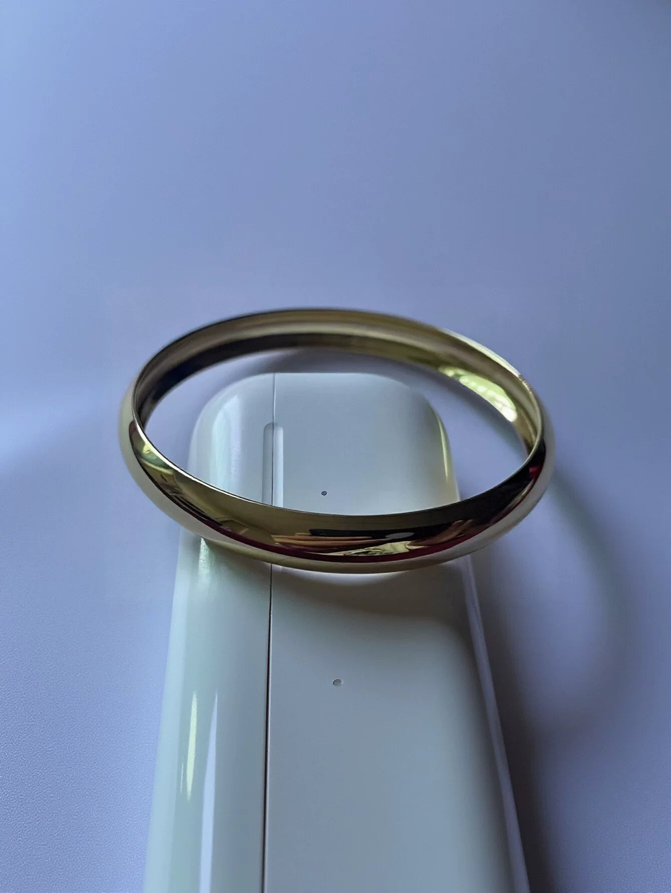 Minimalist Gold Plated Bangle Bracelet