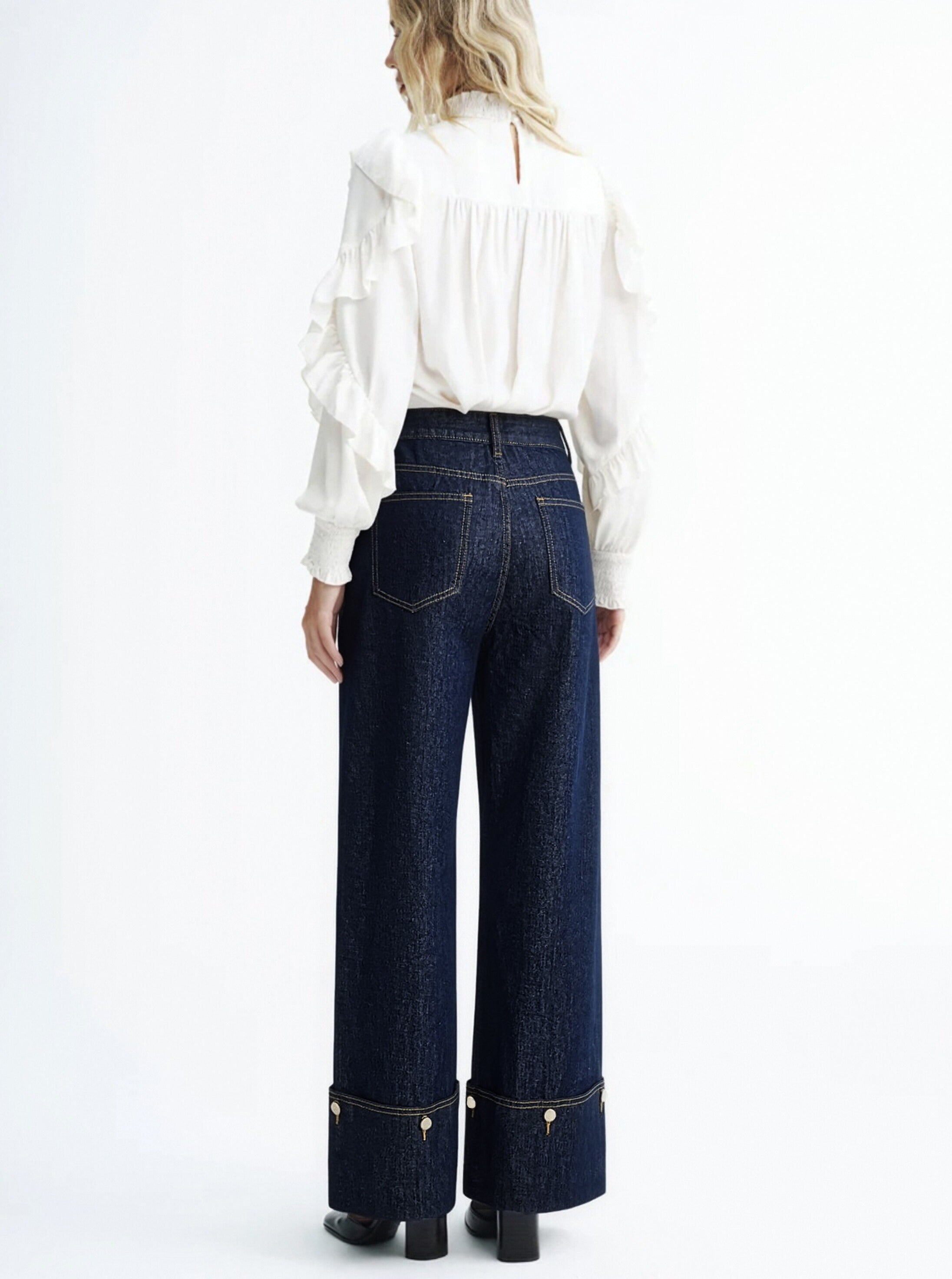 High Waisted Wide Leg Jeans