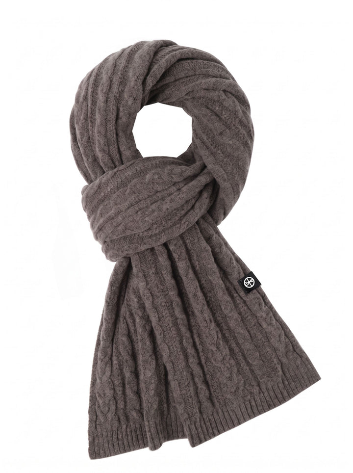 Cozy Chunky Cable Knit Scarf