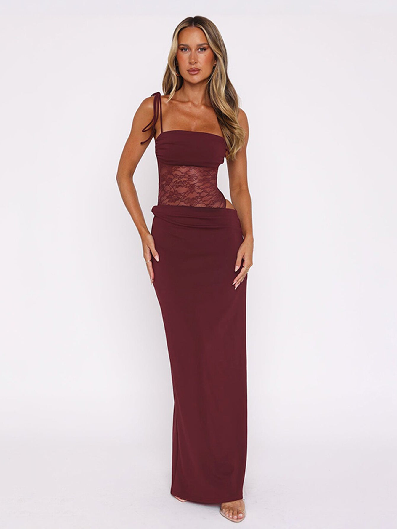 Lace Mermaid Elegant Evening Gown