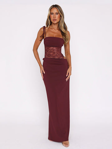 Lace Mermaid Elegant Evening Gown