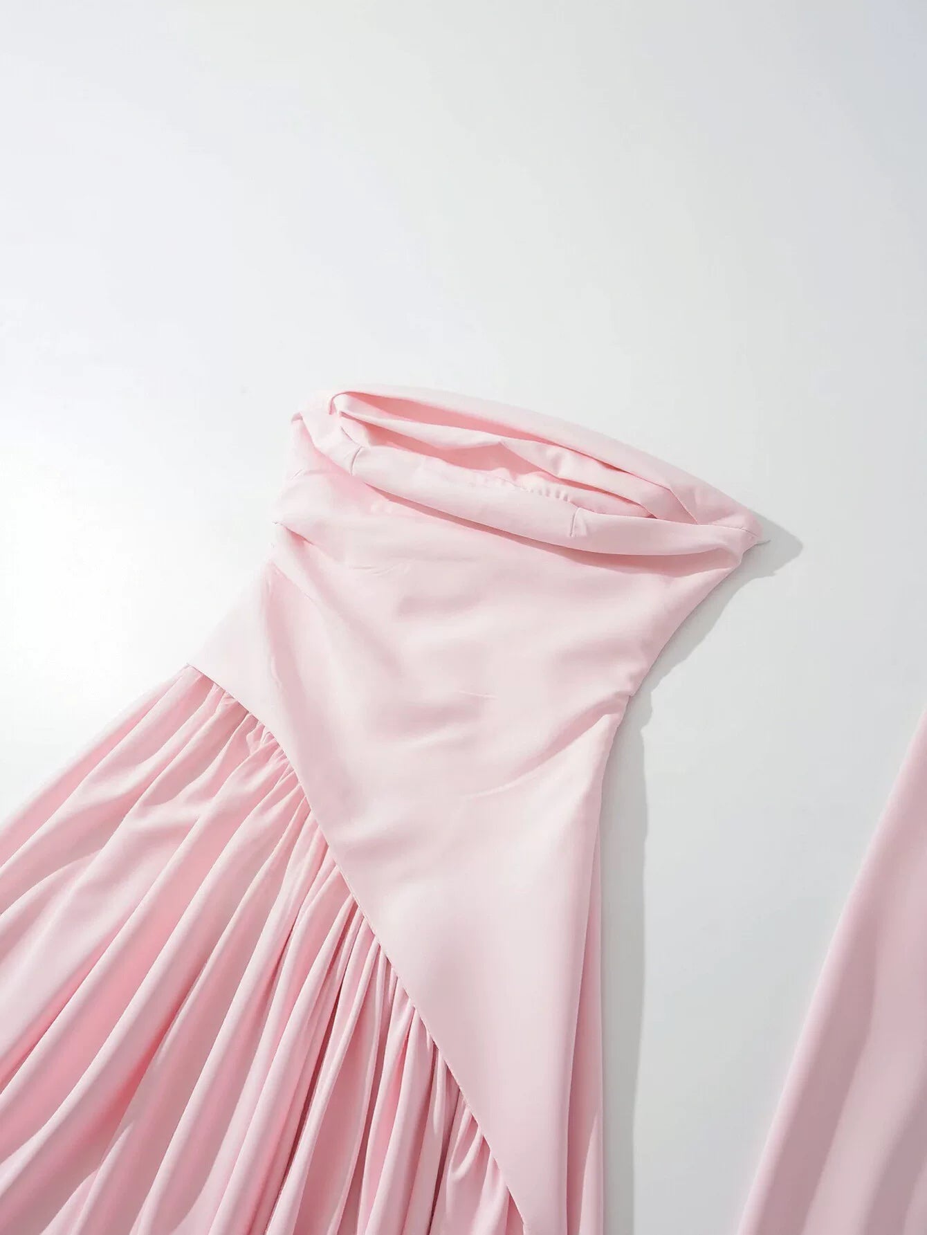 Elegant Draped Corset Maxi Dress