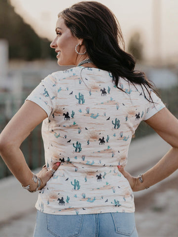 Desert Print Short Sleeve T-Shirt