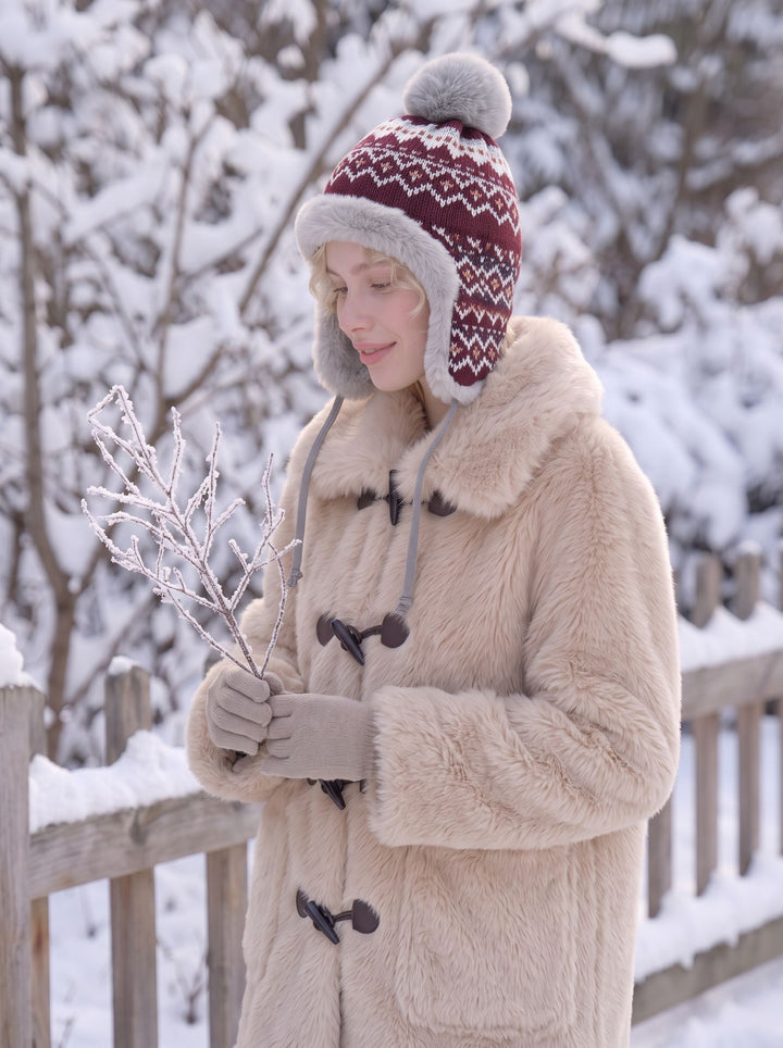 Cozy Faux Fur Lined Winter Hat