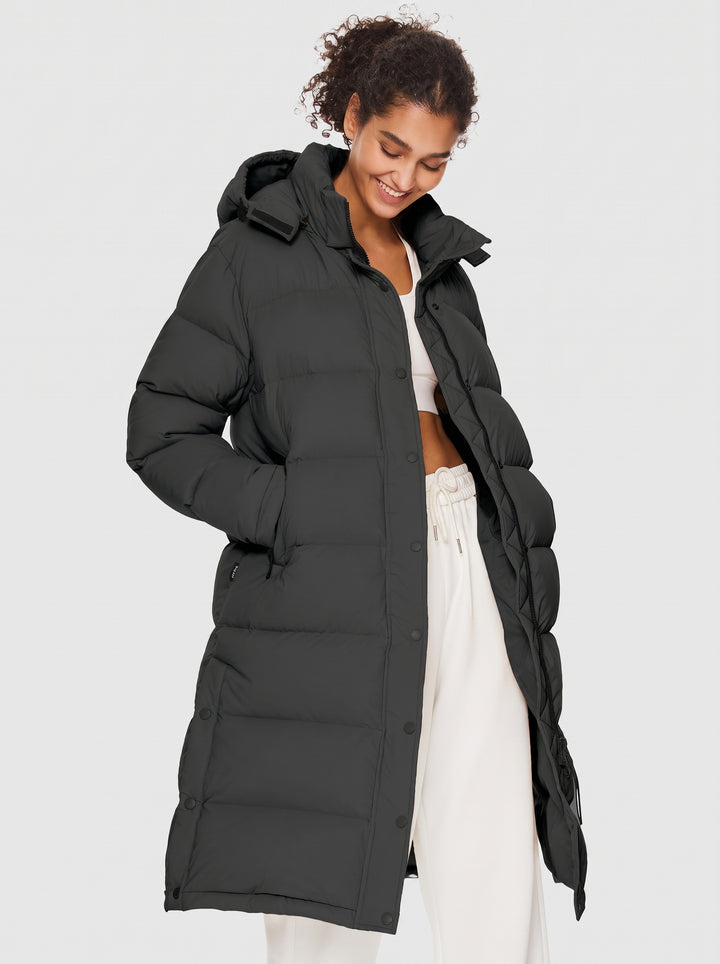 Cozy Hooded Long Puffer Coat