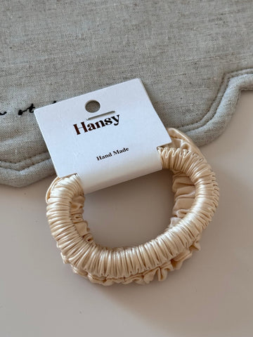 Elegant Satin Minimalist Hair Scrunchie