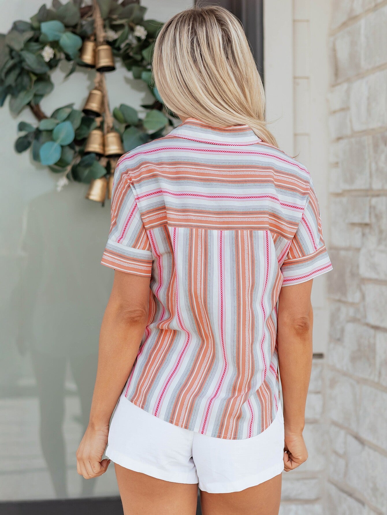 Striped Button Up Shirt