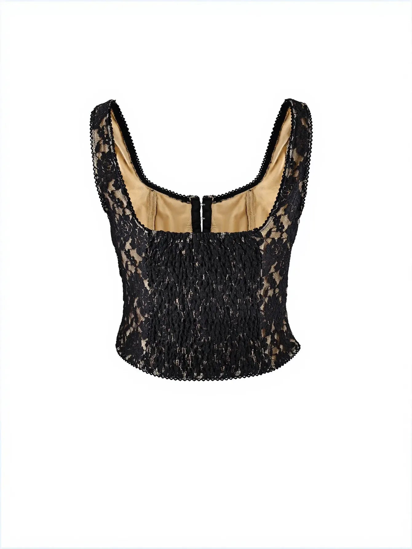 Floral Lace Corset Tank Top