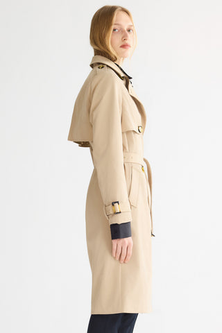 Classic Double Breasted Trench Coat