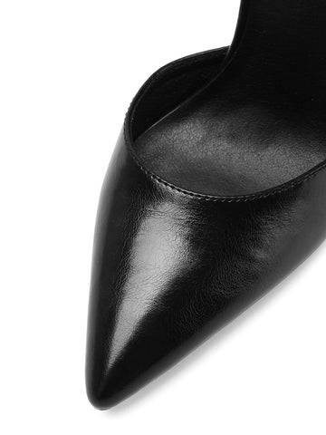Padded Ankle Strap Pointed Heels