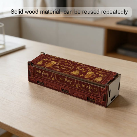 Danke für die tolle Party! Wooden Storage Box