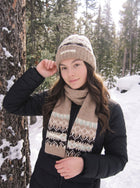 Cozy Fair Isle Knit Beanie Hat