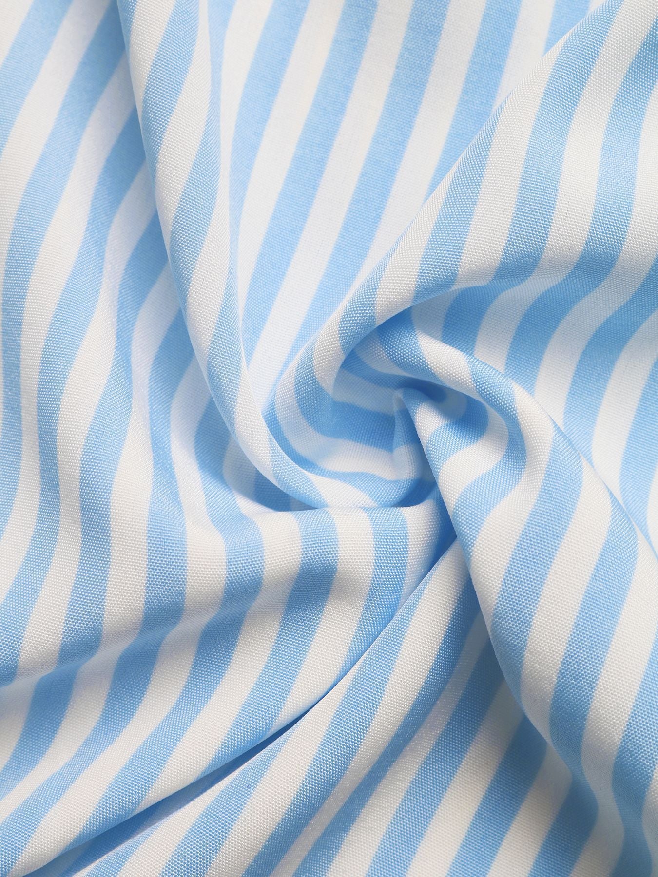 Plunging Neck Striped Maxi Dress