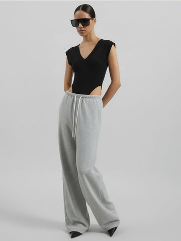 Cotton Barrel Leg Pants