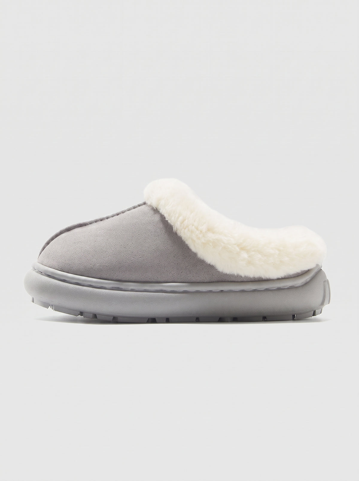 Plush Cushioned Faux Suede Slippers