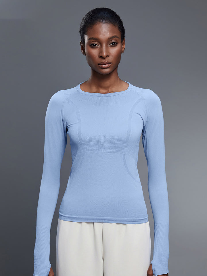 Breathable Slimming Seamless Athletic Long Sleeve