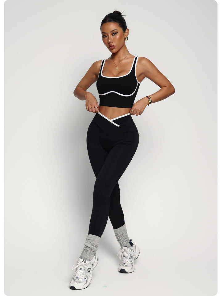 Seamless Sculpting V Waist Workout Set