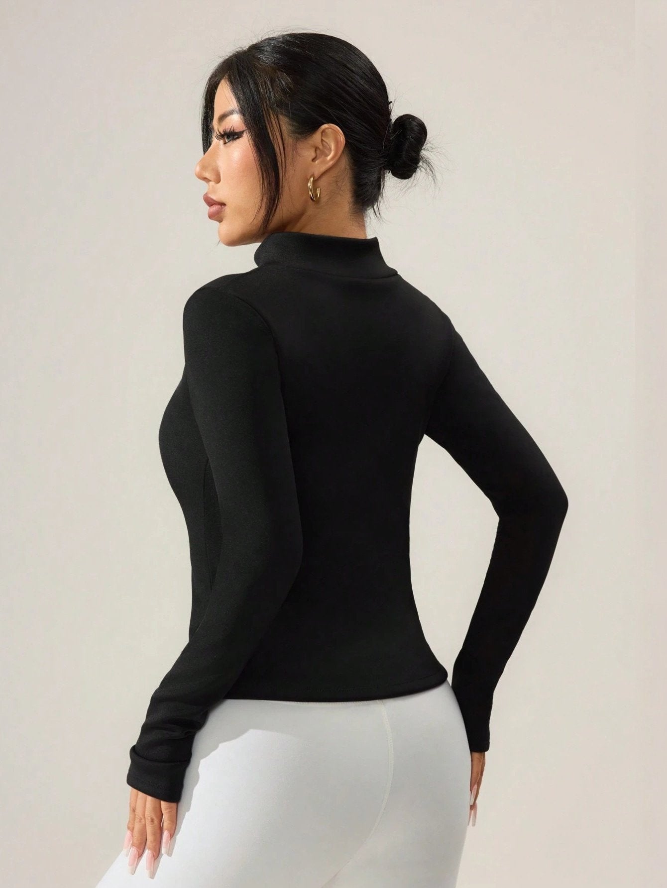 Slim Fit Full Zip Sports Jacket