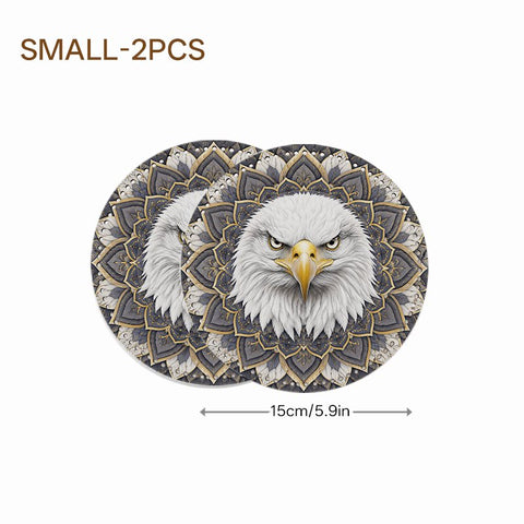 Eagle Mandala Graphic Crochet Basket Bottom