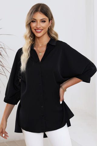 Casual Oversized Button Down Shirt