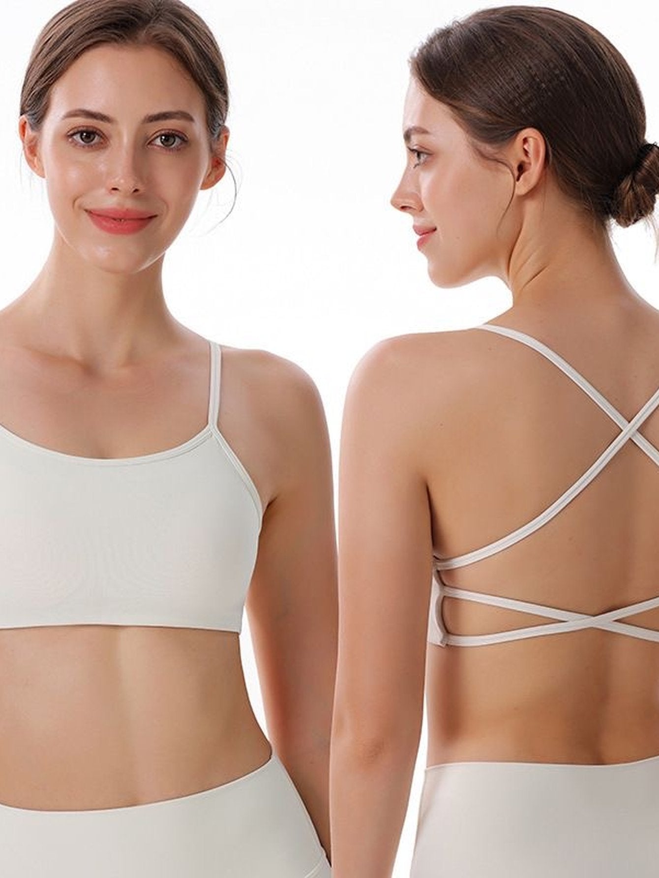 Seamless Crisscross Back Yoga Tank Top