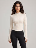 Slim Fit Thumbhole Yoga Jacket