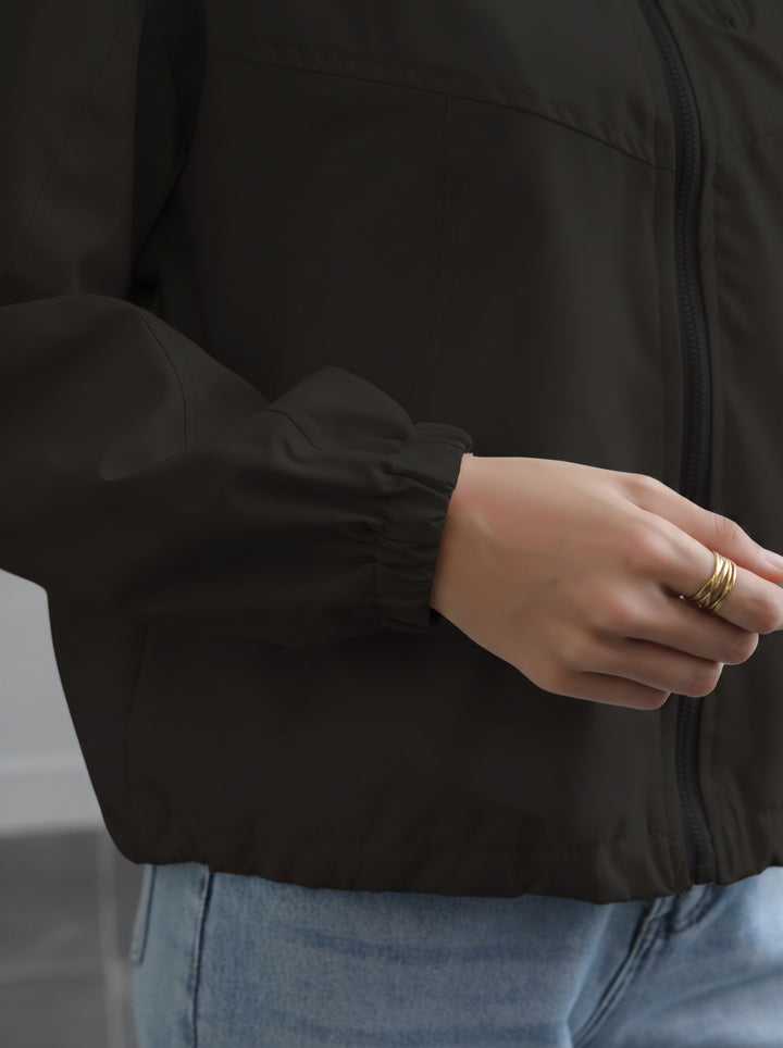 Lightweight Casual Zip Up Jacket