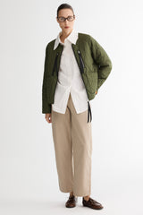 Lightweight Quilted Zip Up Jacket