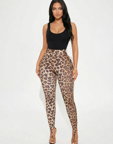 Animal Print High Waisted Sexy Leggings