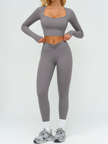 High Waisted V Cut Leggings