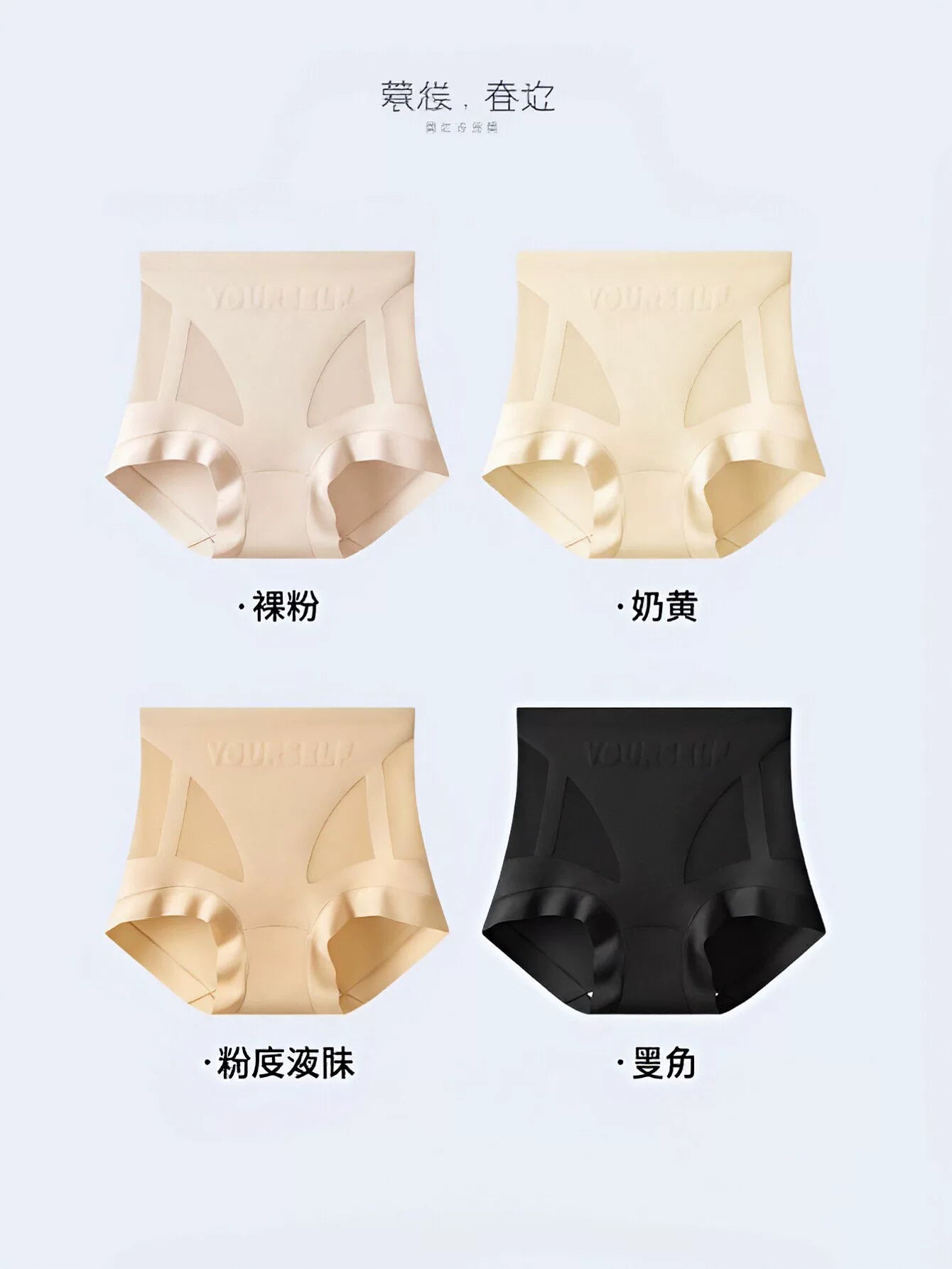 Seamless High Waisted Tummy Control Panties