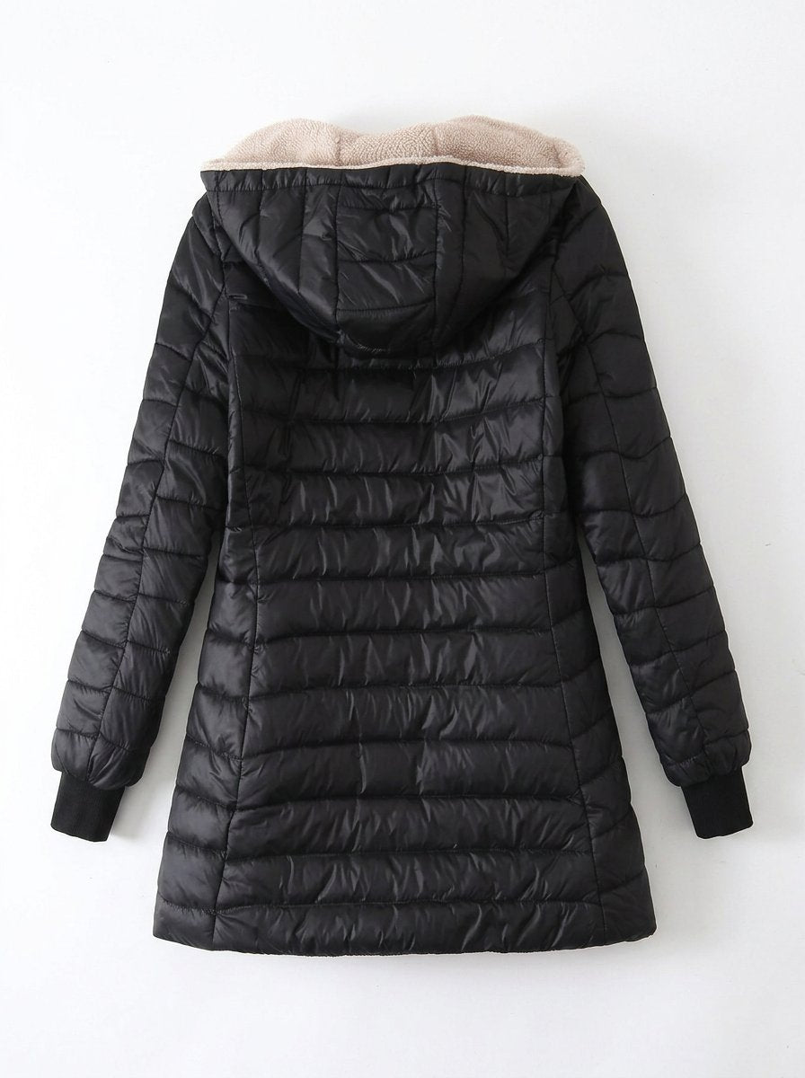 Fleece Lined Quilted Puffer Jacket